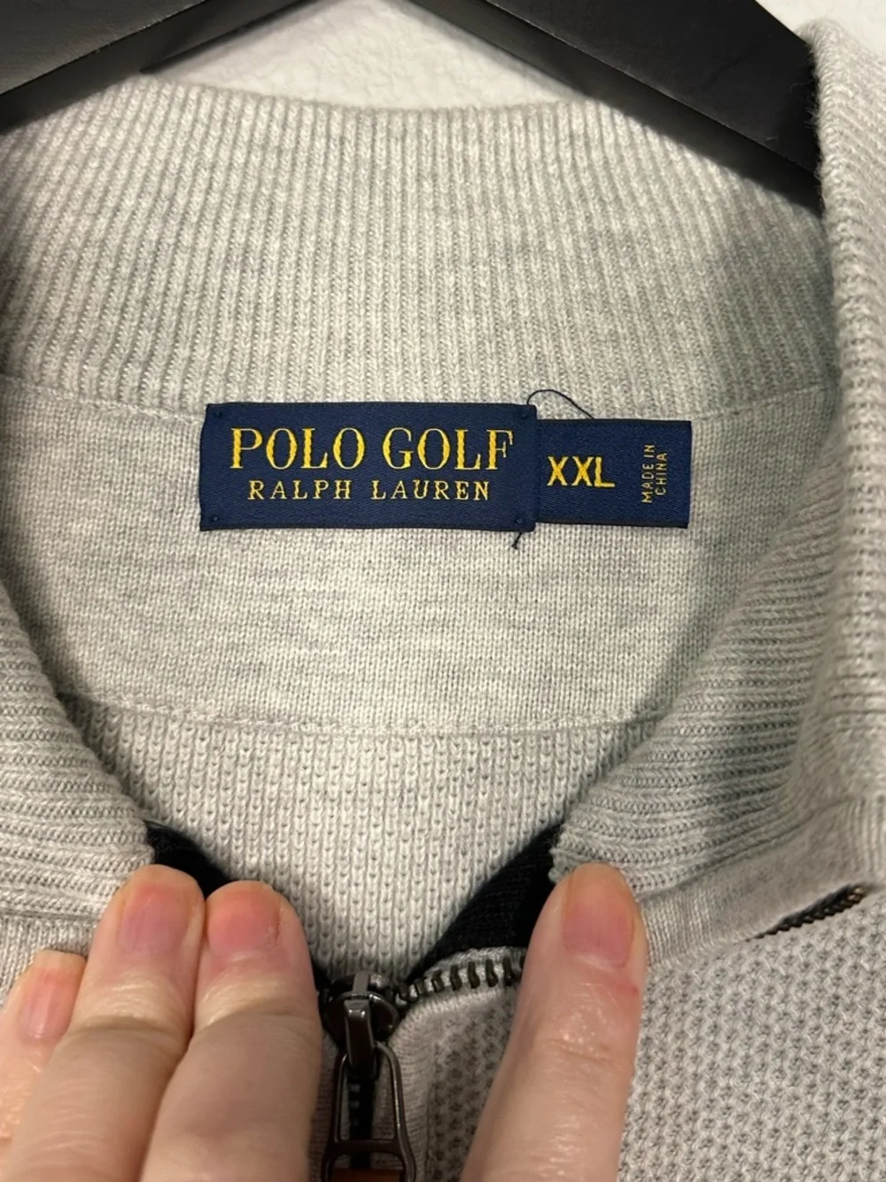 Polo Ralph Lauren 100% Pima Cotton Full Zip Sweater - Big Pony! Size XXL